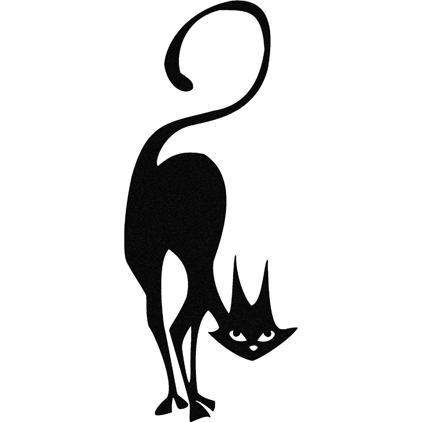 Mischievous Cat - Metal Wall Art - Badger Steel Usa