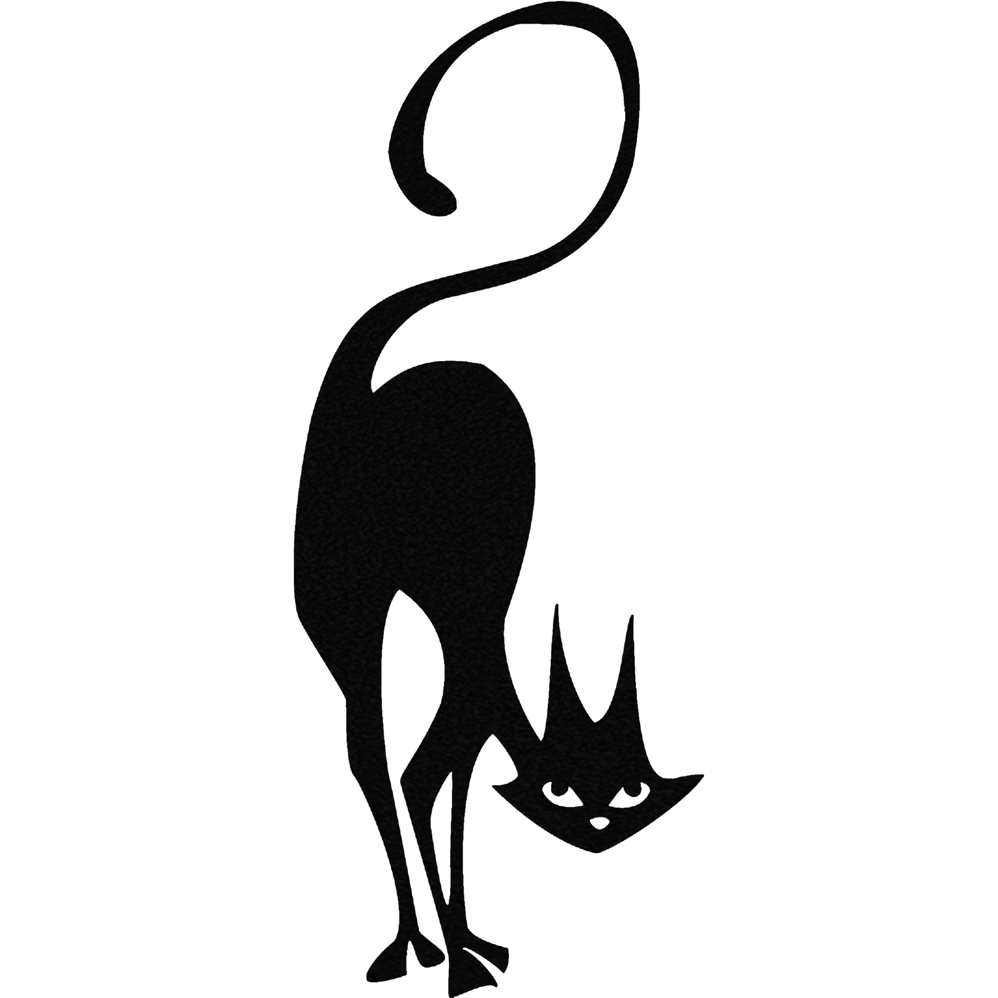 Mischievous Cat - Metal Wall Art - Badger Steel Usa