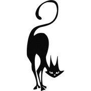 Mischievous Cat - Metal Wall Art - Badger Steel Usa