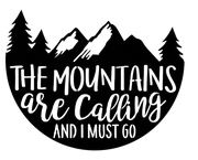Mountains are Calling - Metal Wall Art