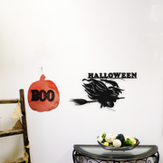 Witch Halloween - Metal Wall Art - Created Back Ground - Badger Steel Usa