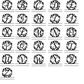 Wreath Monogram - Metal Wall Art